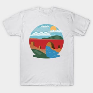 Moroccan Cities illustration, best gift for morocco lovers T-Shirt